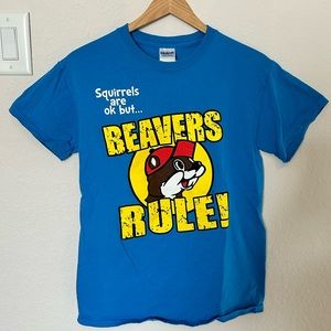 SMALL Buc-ees Blue T-Shirt